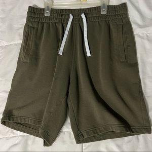 Army green shorts
